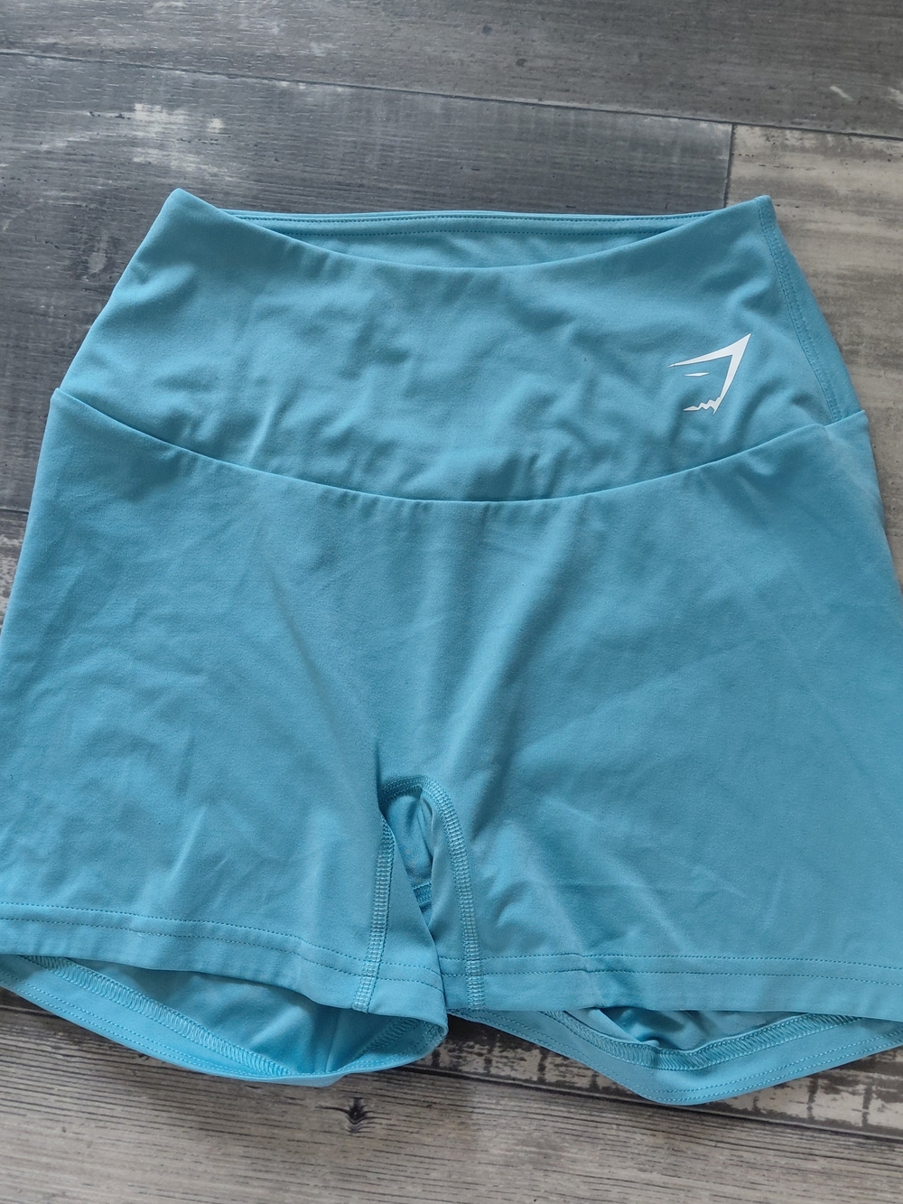 Gymshark Aqua High-Waist Performance Shorts